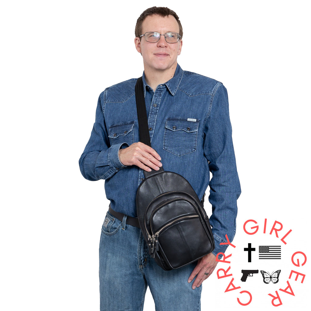 Concealed Carry Harley Lambskin Sling by DS Conceal Slings