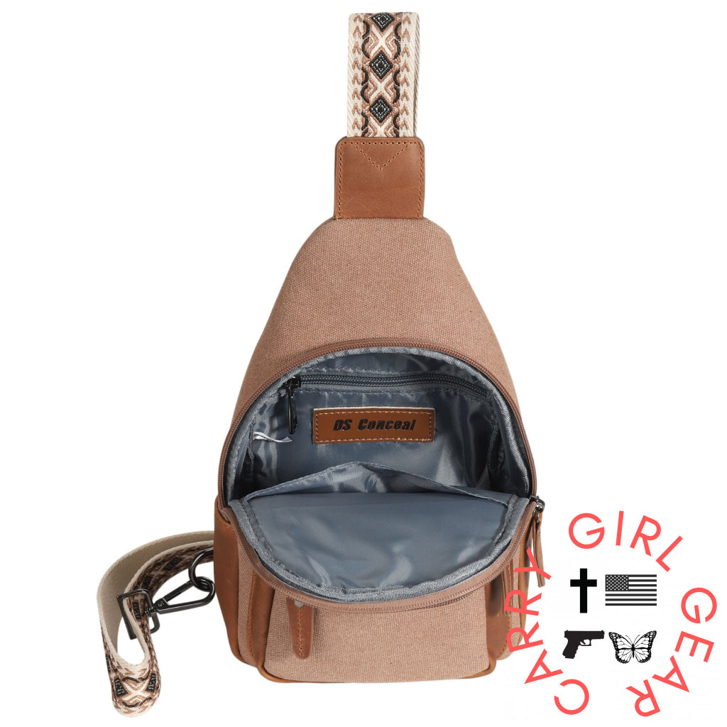 Concealed Carry Indie Canvas Sling by DS Conceal