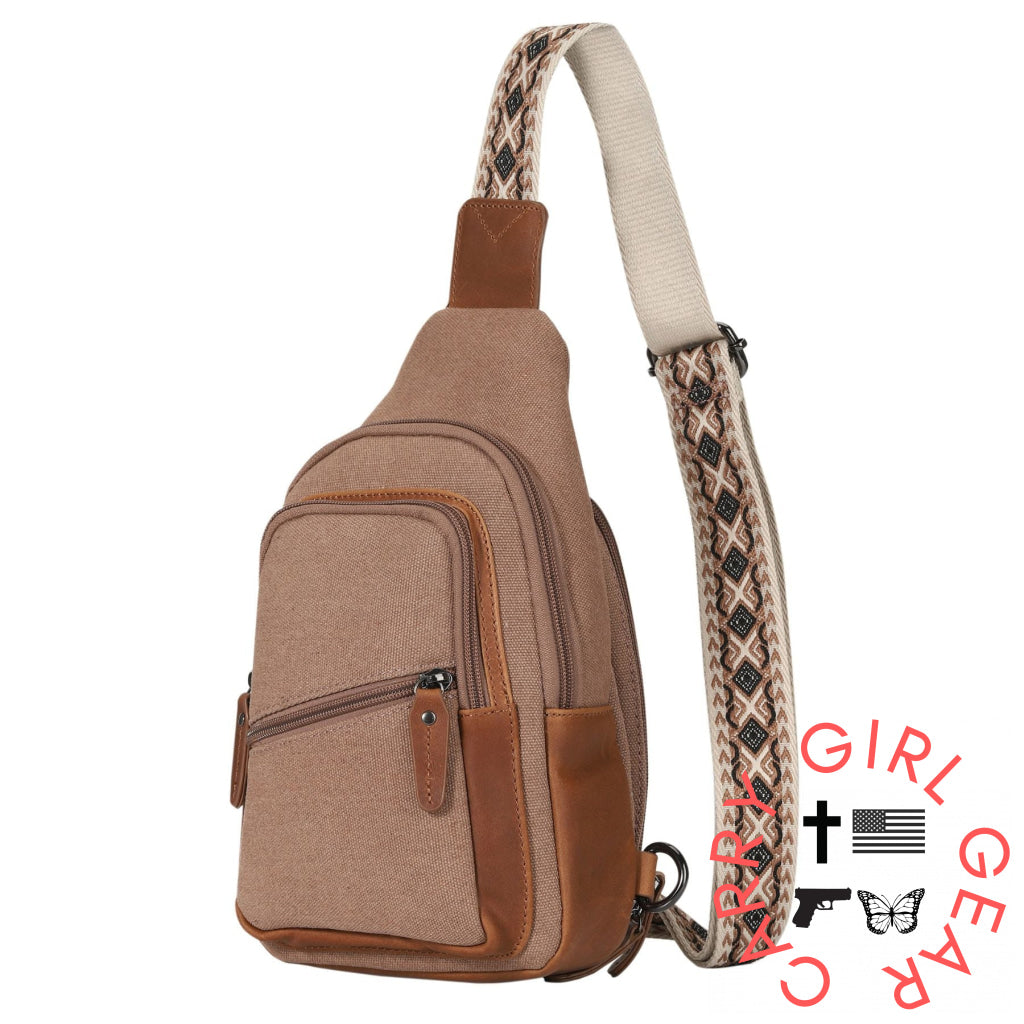 Concealed Carry Indie Canvas Sling by DS Conceal