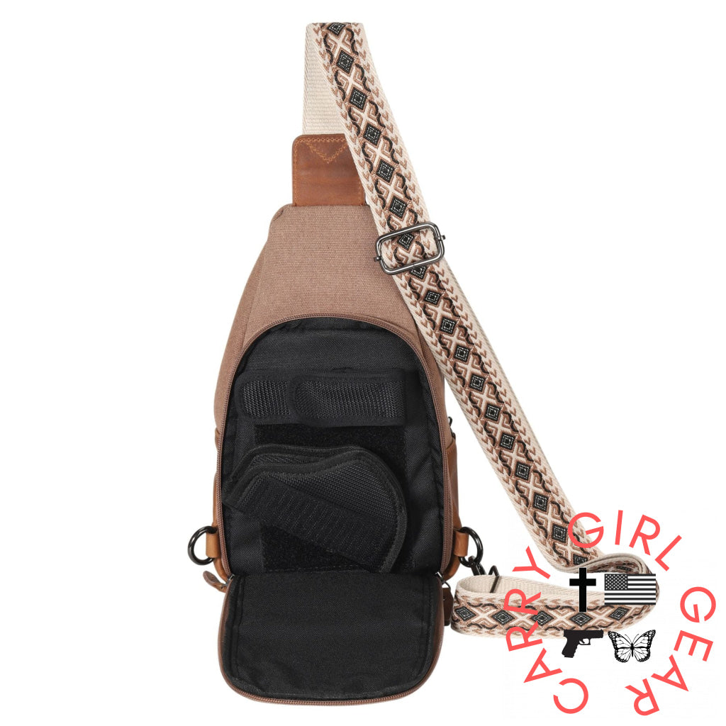 Concealed Carry Indie Canvas Sling by DS Conceal