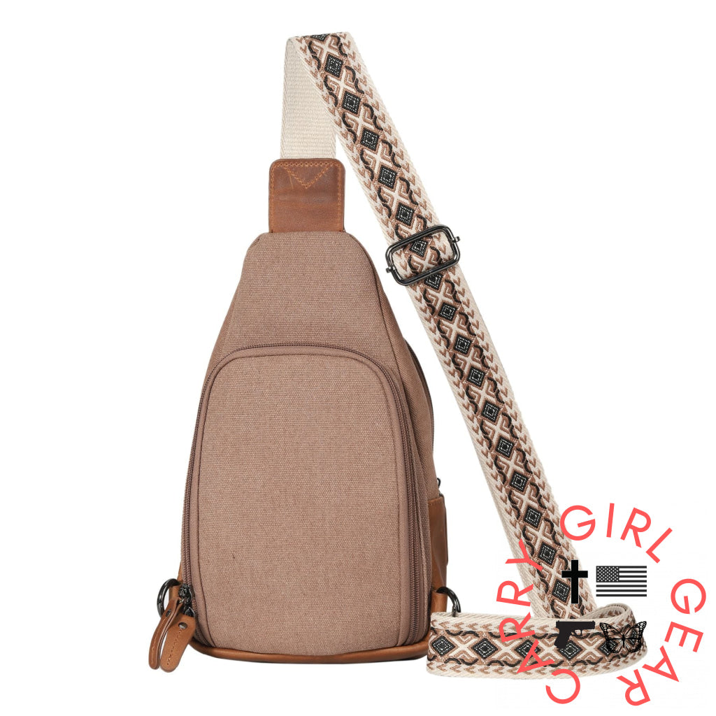 Concealed Carry Indie Canvas Sling by DS Conceal