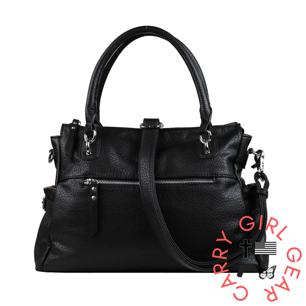Concealed Carry Jessica Satchel By Lady Conceal Black Satchels