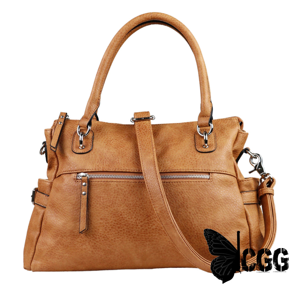 Concealed Carry Jessica Satchel By Lady Conceal Cinnamon Satchels