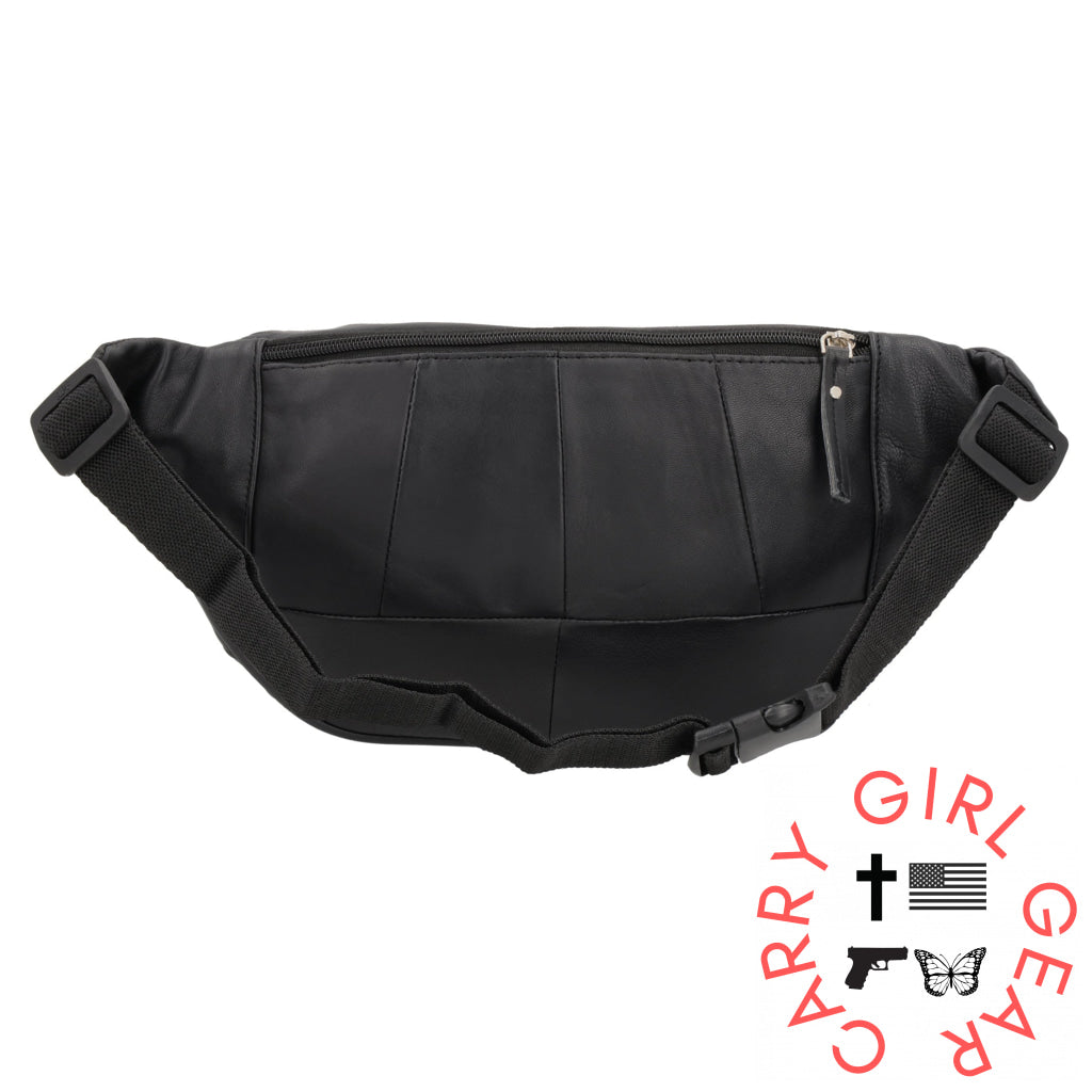 Concealed Carry Jessie Unisex Lambskin Belt Bag by DS Conceal Fanny Packs