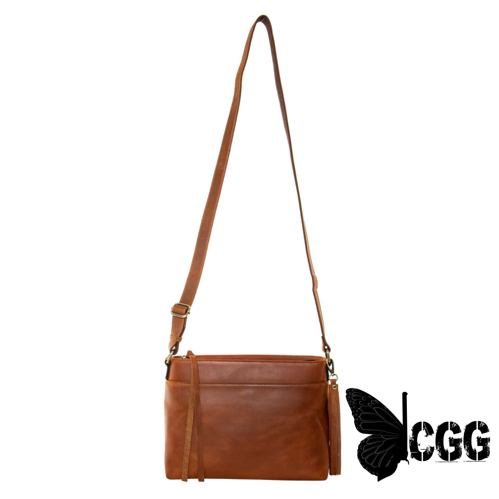 Concealed Carry Josie Leather Crossbody By Lady Conceal Bags