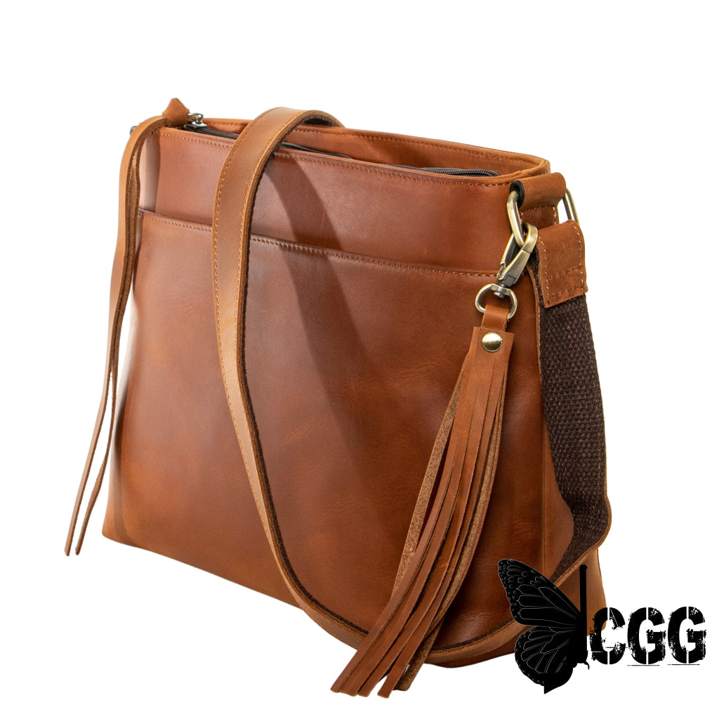 Concealed Carry Josie Leather Crossbody By Lady Conceal Bags