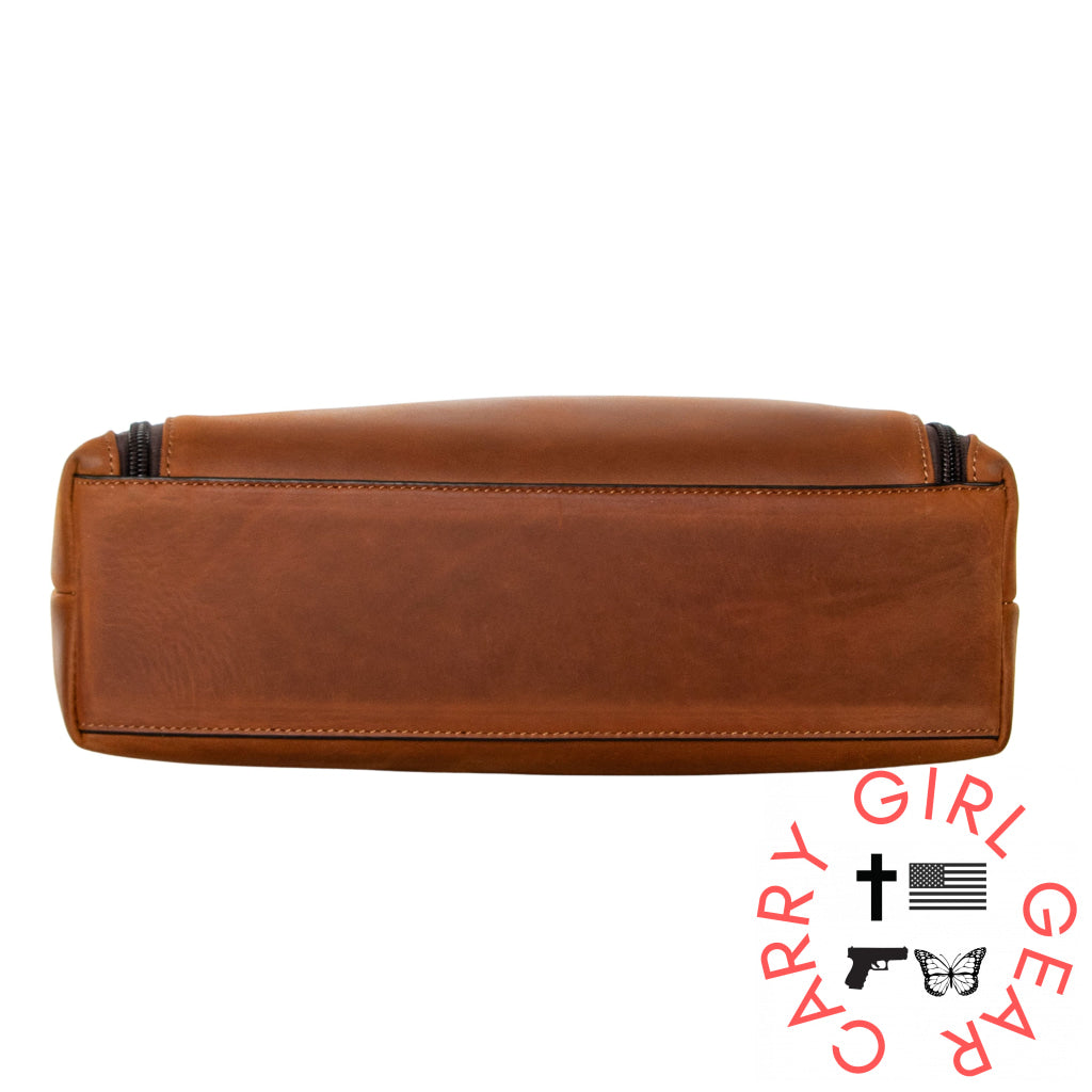 Concealed Carry Josie Leather Crossbody By Lady Conceal Bags