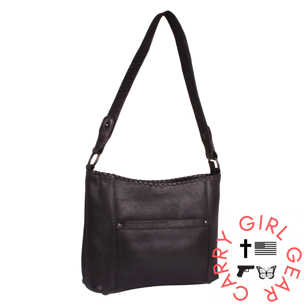 Concealed Carry Juliana Leather Hobo By Lady Conceal Black Hobos