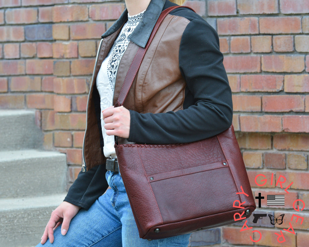 Concealed Carry Juliana Leather Hobo By Lady Conceal Hobos