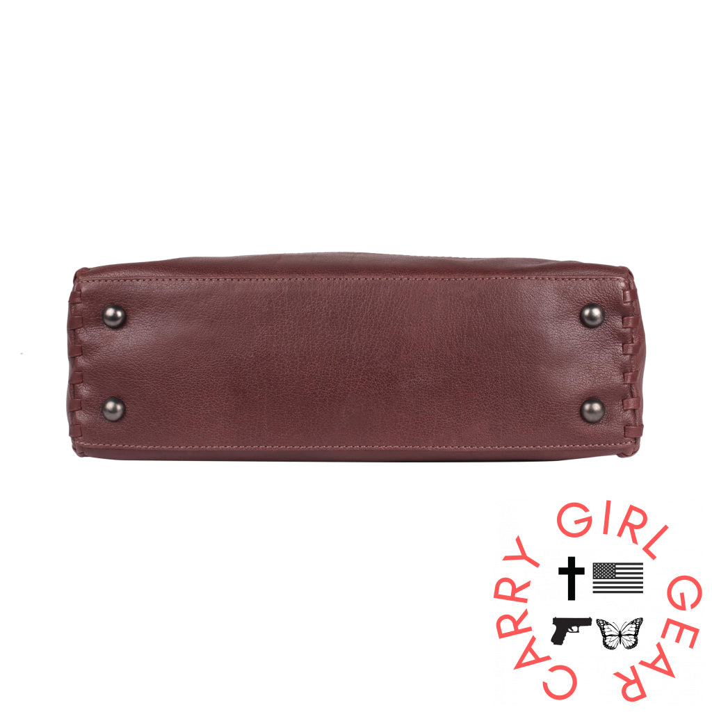 Concealed Carry Juliana Leather Hobo By Lady Conceal Hobos