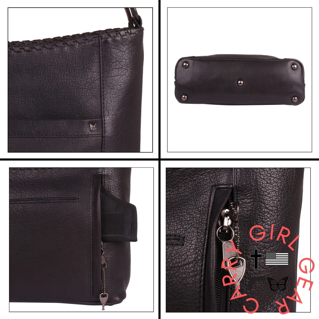 Concealed Carry Juliana Leather Hobo By Lady Conceal Hobos