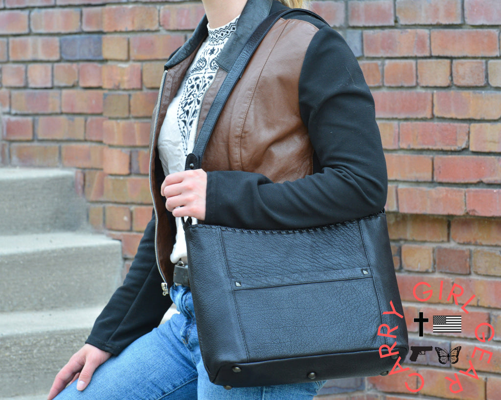 Concealed Carry Juliana Leather Hobo By Lady Conceal Hobos