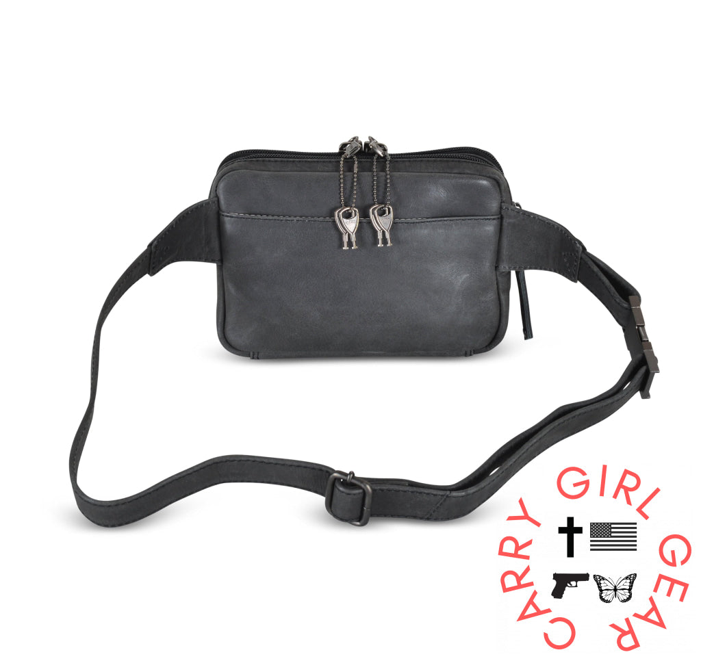 Concealed Carry Kailey Leather Purse Pack By Lady Conceal Fanny Packs