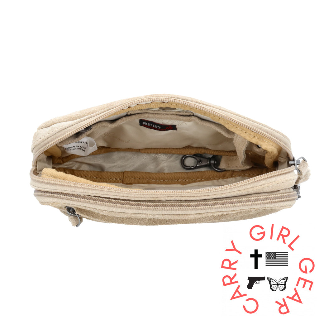 Concealed Carry Kailey Leather Purse Pack By Lady Conceal Fanny Packs