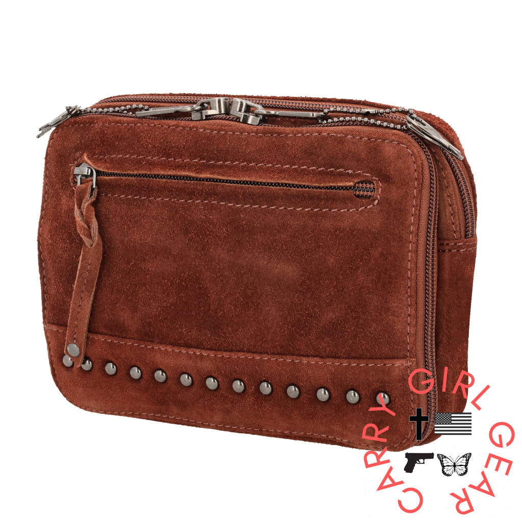 Concealed Carry Kailey Leather Purse Pack By Lady Conceal Fanny Packs