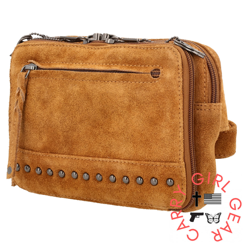 Concealed Carry Kailey Leather Purse Pack By Lady Conceal Fanny Packs