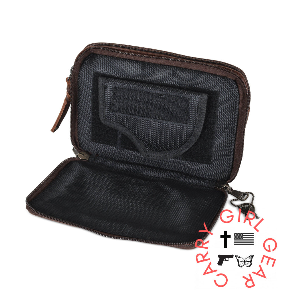 Concealed Carry Kailey Leather Purse Pack By Lady Conceal Fanny Packs