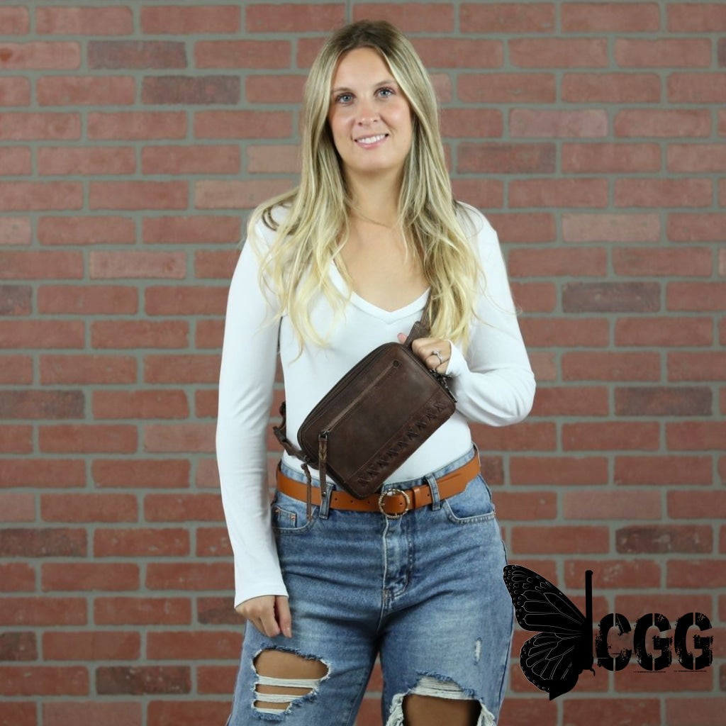 Concealed Carry Kailey Leather Purse Pack By Lady Conceal Fanny Packs