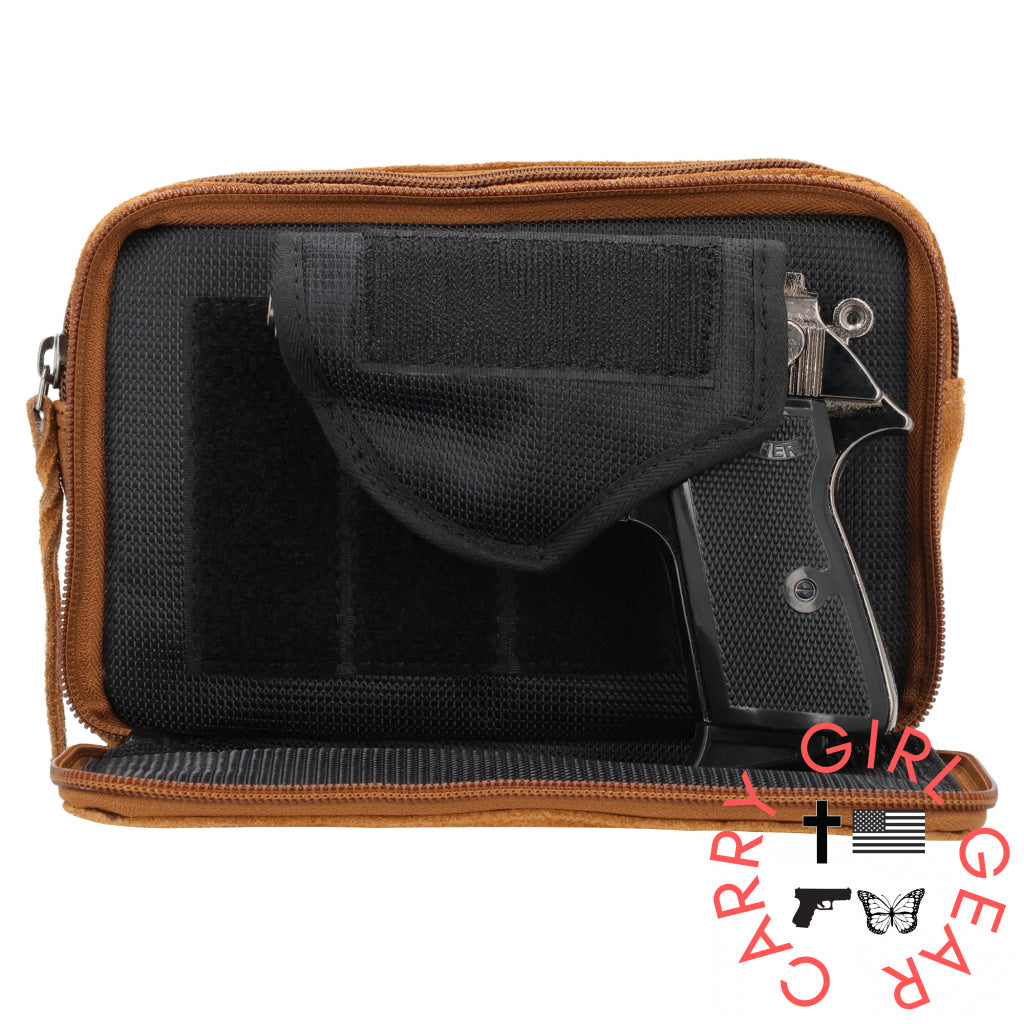 Concealed Carry Kailey Leather Purse Pack By Lady Conceal Fanny Packs