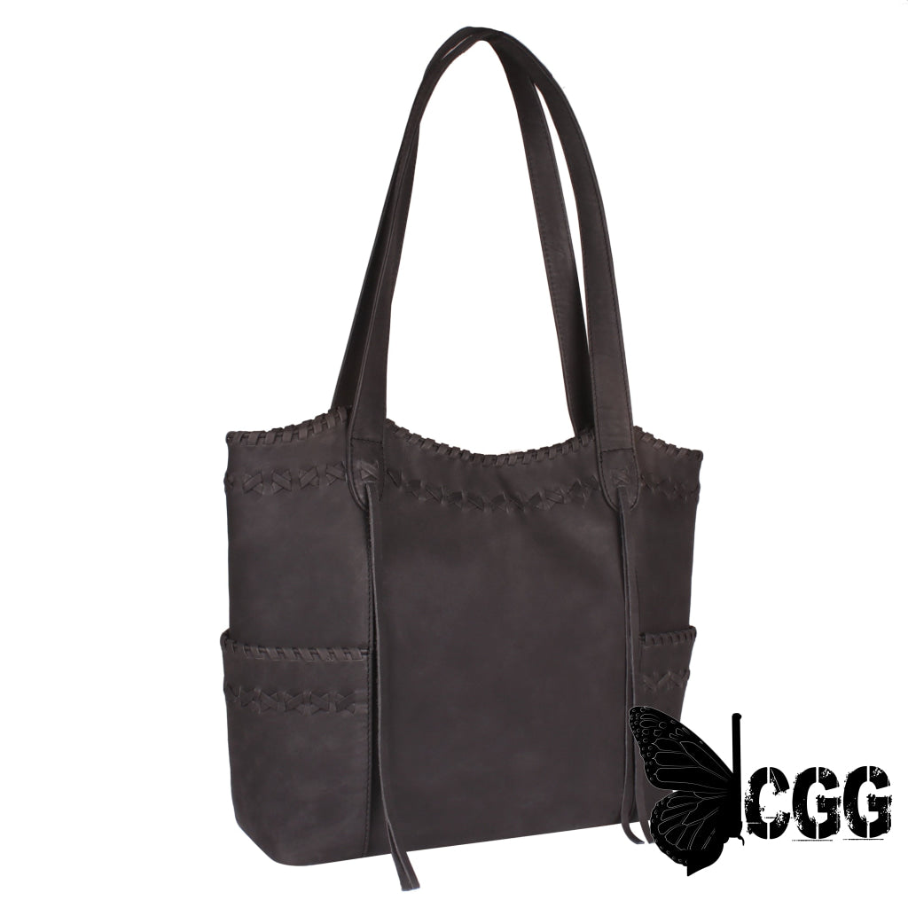 Concealed Carry Kendall Leather Tote By Lady Conceal Totes