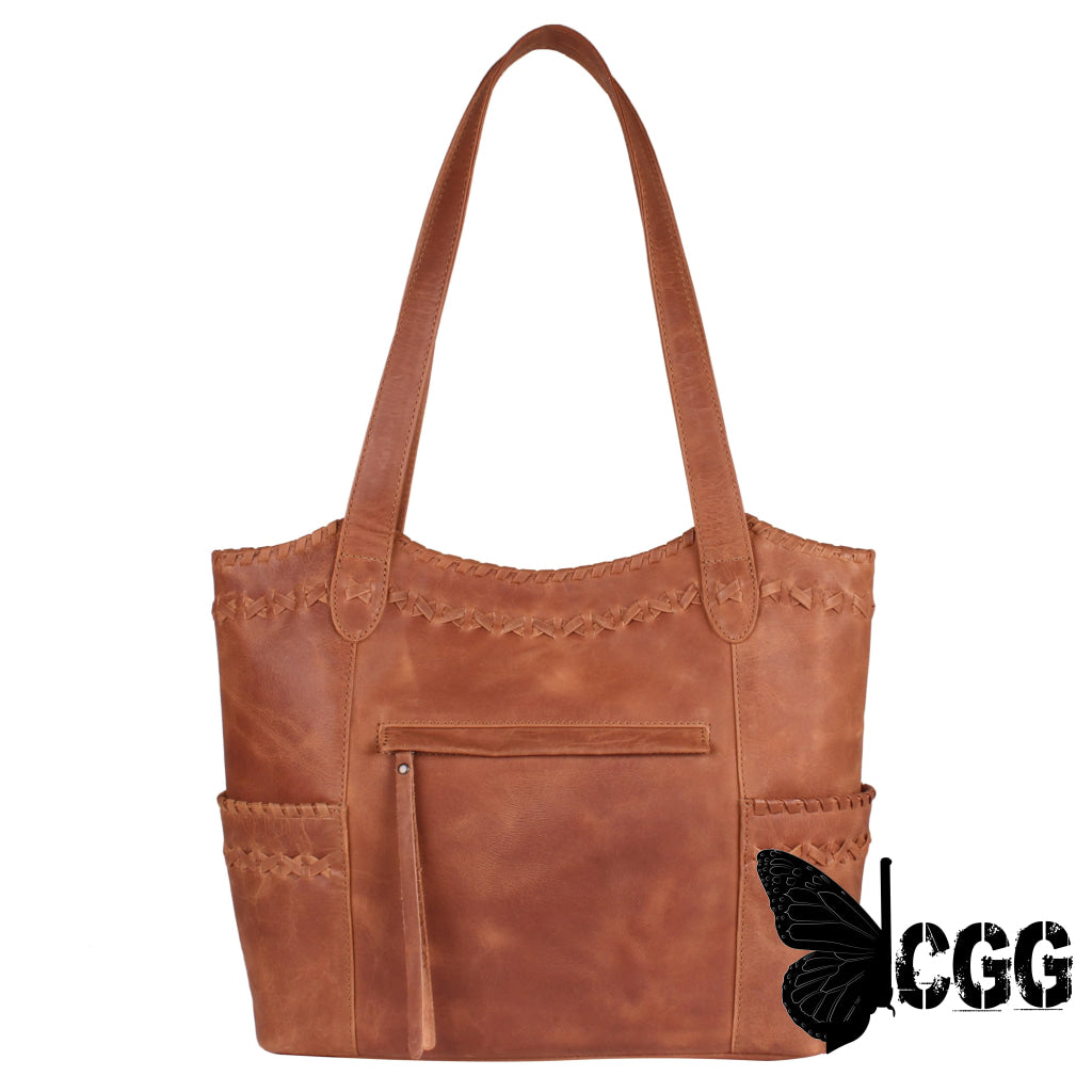 Concealed Carry Kendall Leather Tote By Lady Conceal Totes