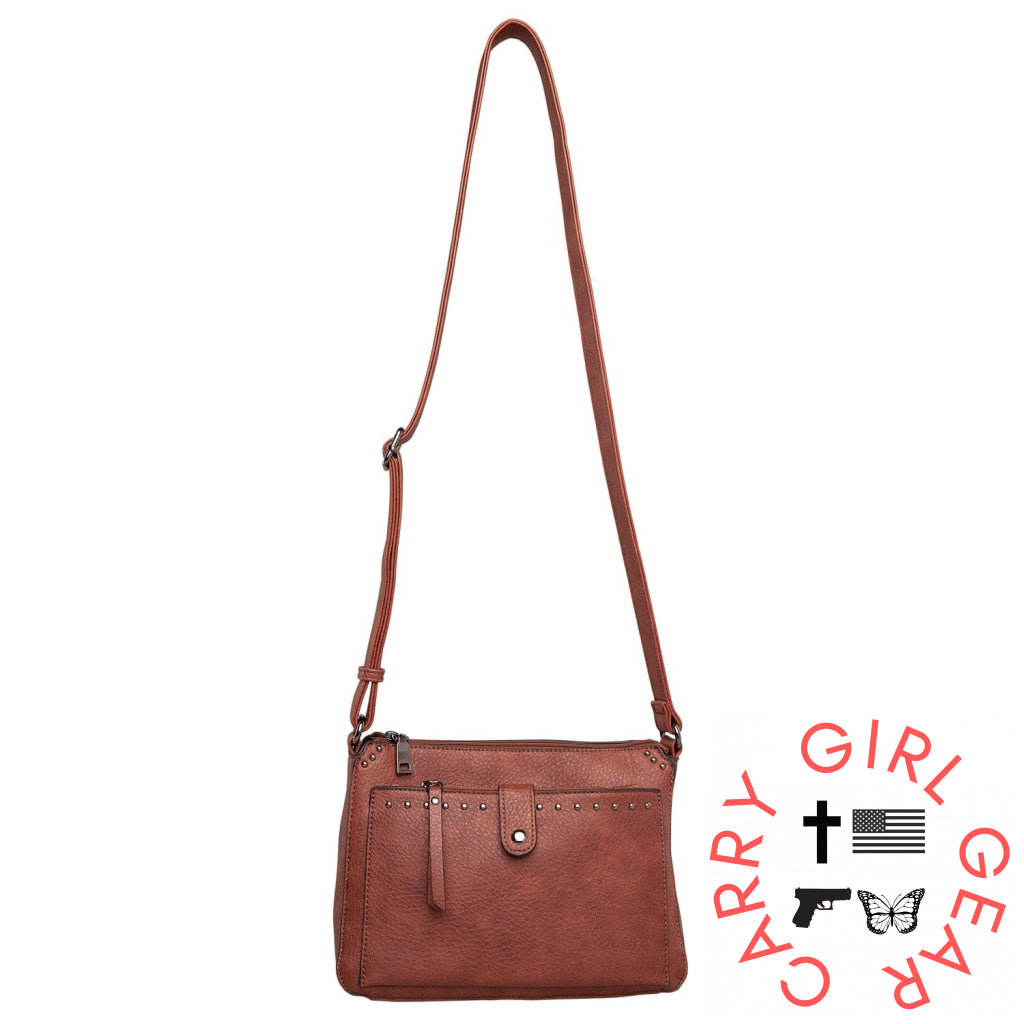 Concealed Carry Kinsley Crossbody With Rfid Slim Wallet By Lady Conceal Bags