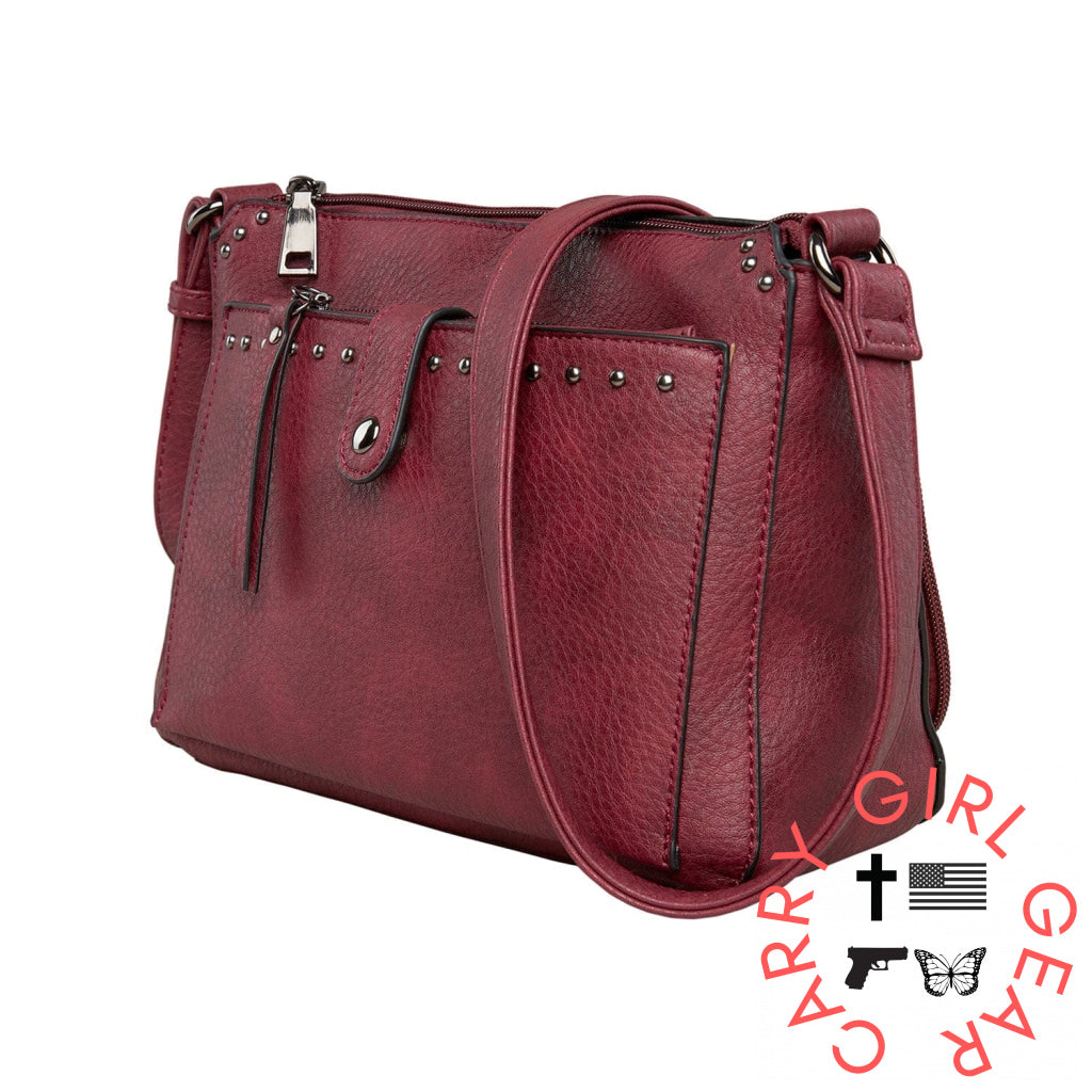 Concealed Carry Kinsley Crossbody With Rfid Slim Wallet By Lady Conceal Bags