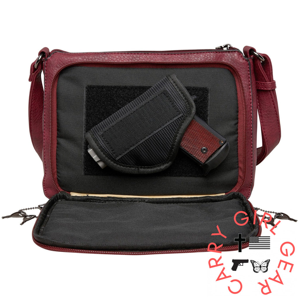 Concealed Carry Kinsley Crossbody With Rfid Slim Wallet By Lady Conceal Bags