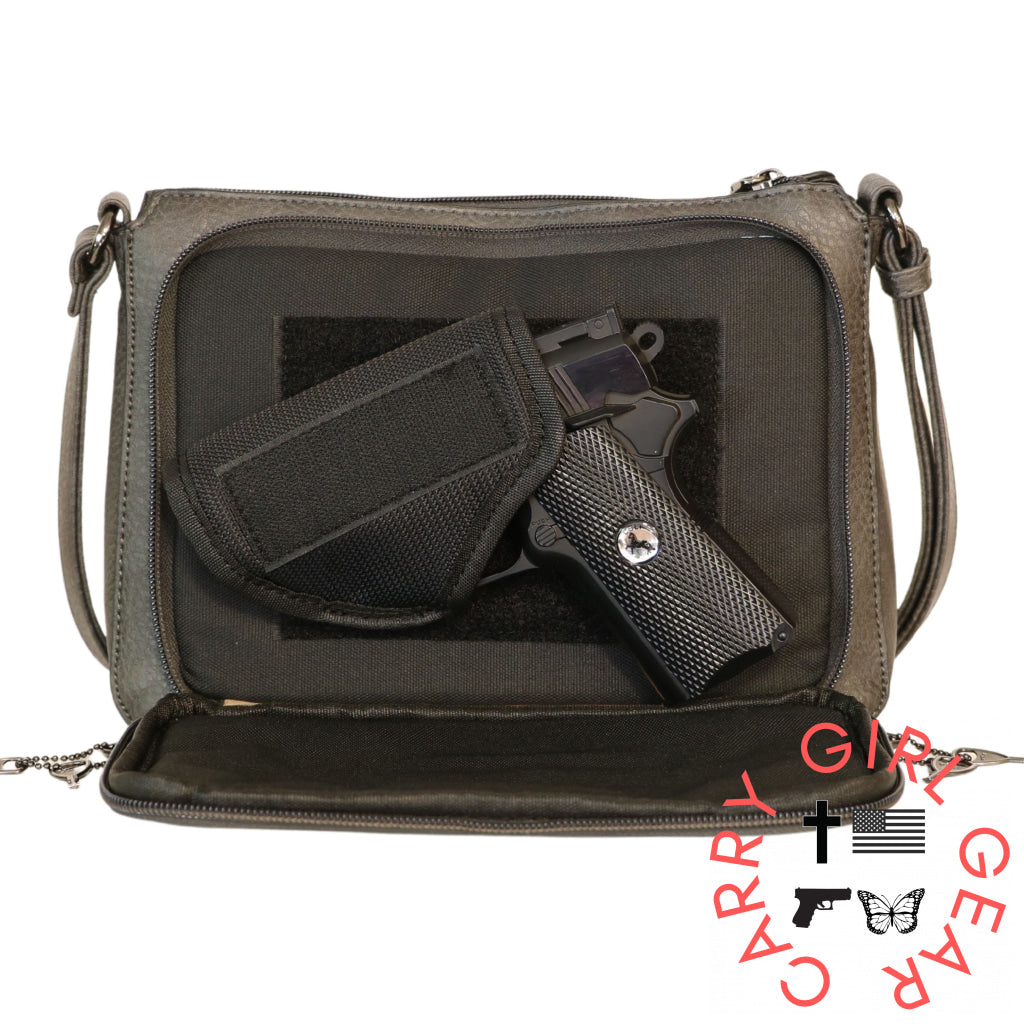 Concealed Carry Kinsley Crossbody With Rfid Slim Wallet By Lady Conceal Bags