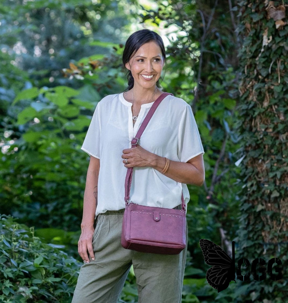 Concealed Carry Kinsley Crossbody With Rfid Slim Wallet By Lady Conceal Bags