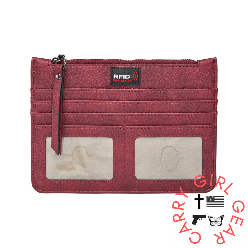 Concealed Carry Kinsley Crossbody With Rfid Slim Wallet By Lady Conceal Bags