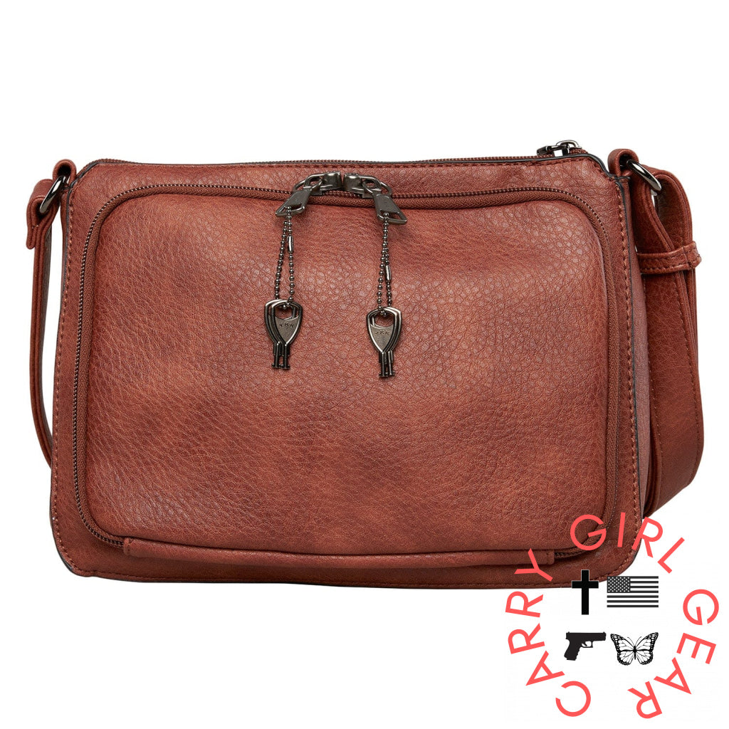 Concealed Carry Kinsley Crossbody With Rfid Slim Wallet By Lady Conceal Bags
