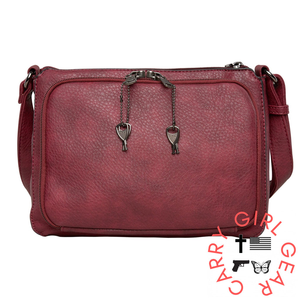 Concealed Carry Kinsley Crossbody With Rfid Slim Wallet By Lady Conceal Bags