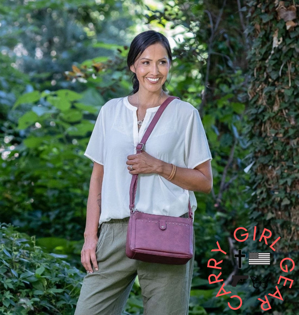 Concealed Carry Kinsley Crossbody With Rfid Slim Wallet By Lady Conceal Bags