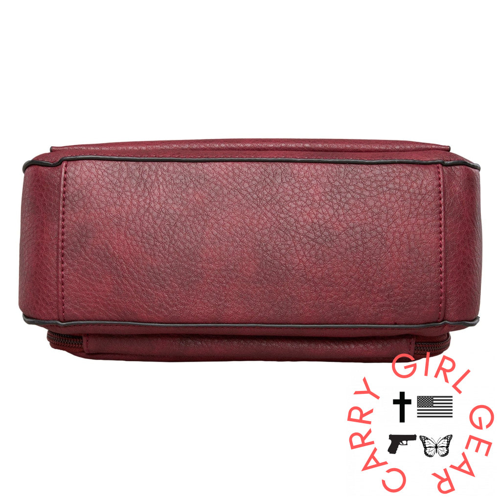 Concealed Carry Kinsley Crossbody With Rfid Slim Wallet By Lady Conceal Bags