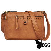 Concealed Carry Kinsley Crossbody With Rfid Slim Wallet By Lady Conceal Cinnamon Bags