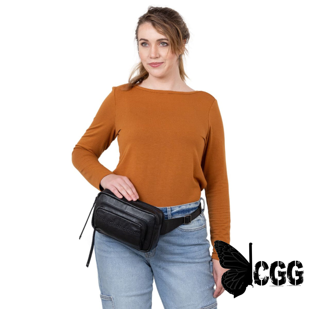 Concealed Carry Laney Buffalo Belt Bag By Lady Conceal