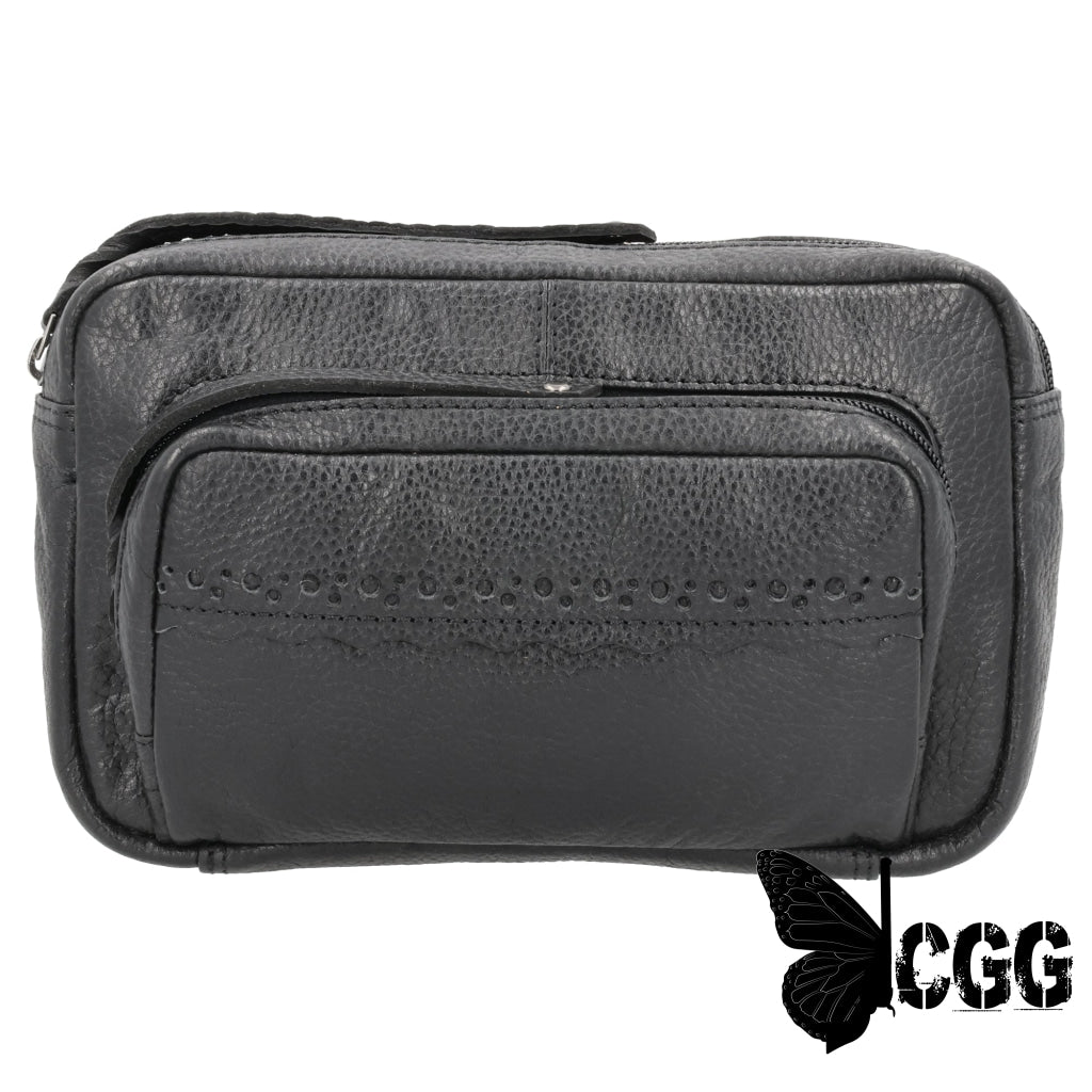 Concealed Carry Laney Buffalo Belt Bag By Lady Conceal Black