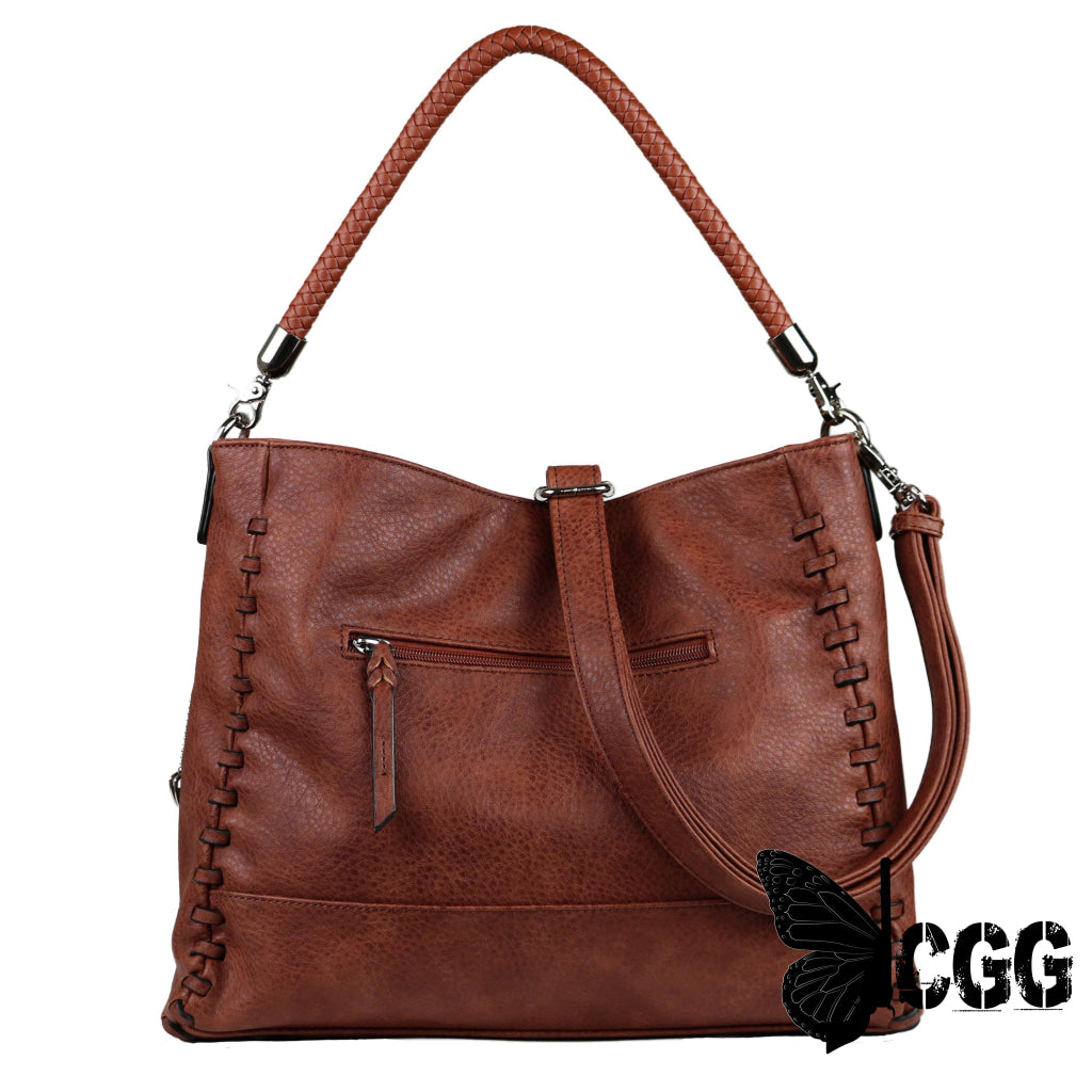 Concealed Carry Lily Tote By Lady Conceal Mahogany Totes