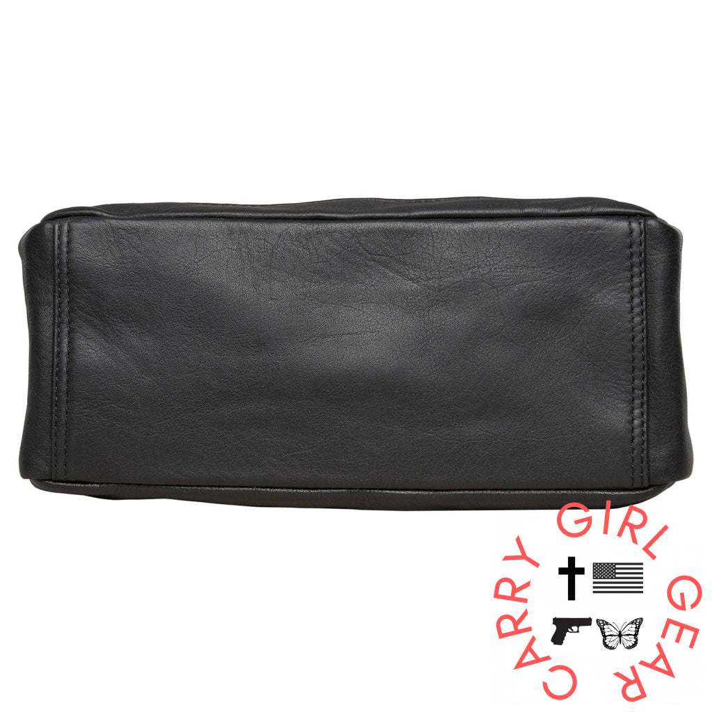 Concealed Carry Lydia Leather Crossbody By Lady Conceal Bags