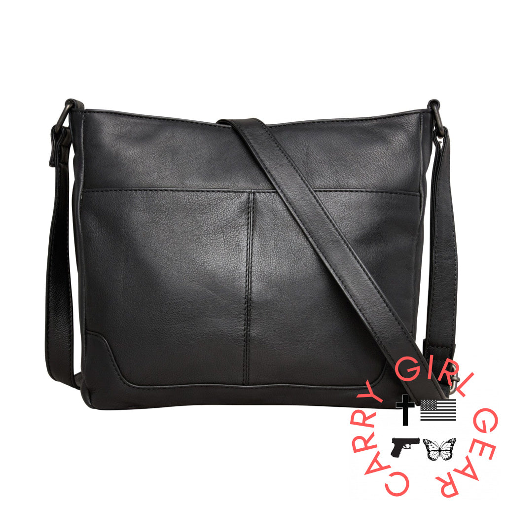 Concealed Carry Lydia Leather Crossbody By Lady Conceal Bags