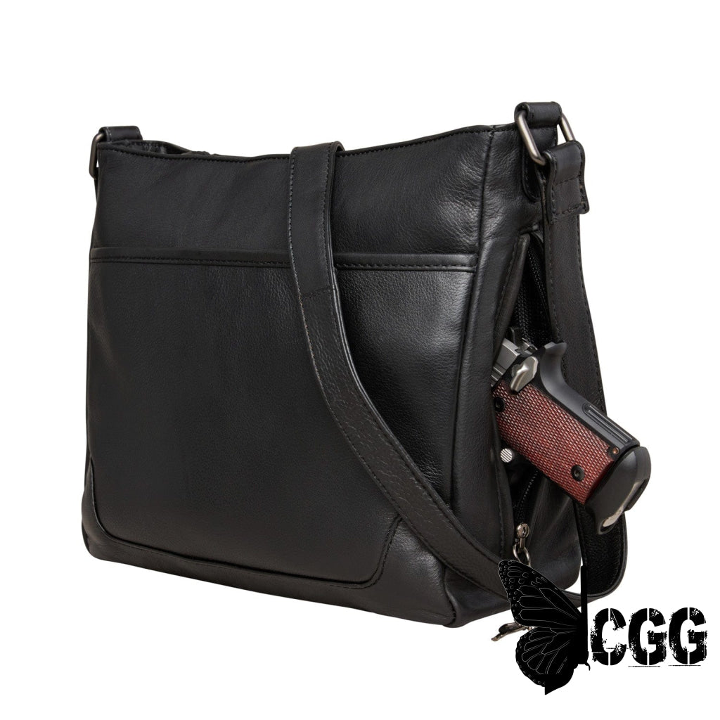 Concealed Carry Lydia Leather Crossbody By Lady Conceal Bags