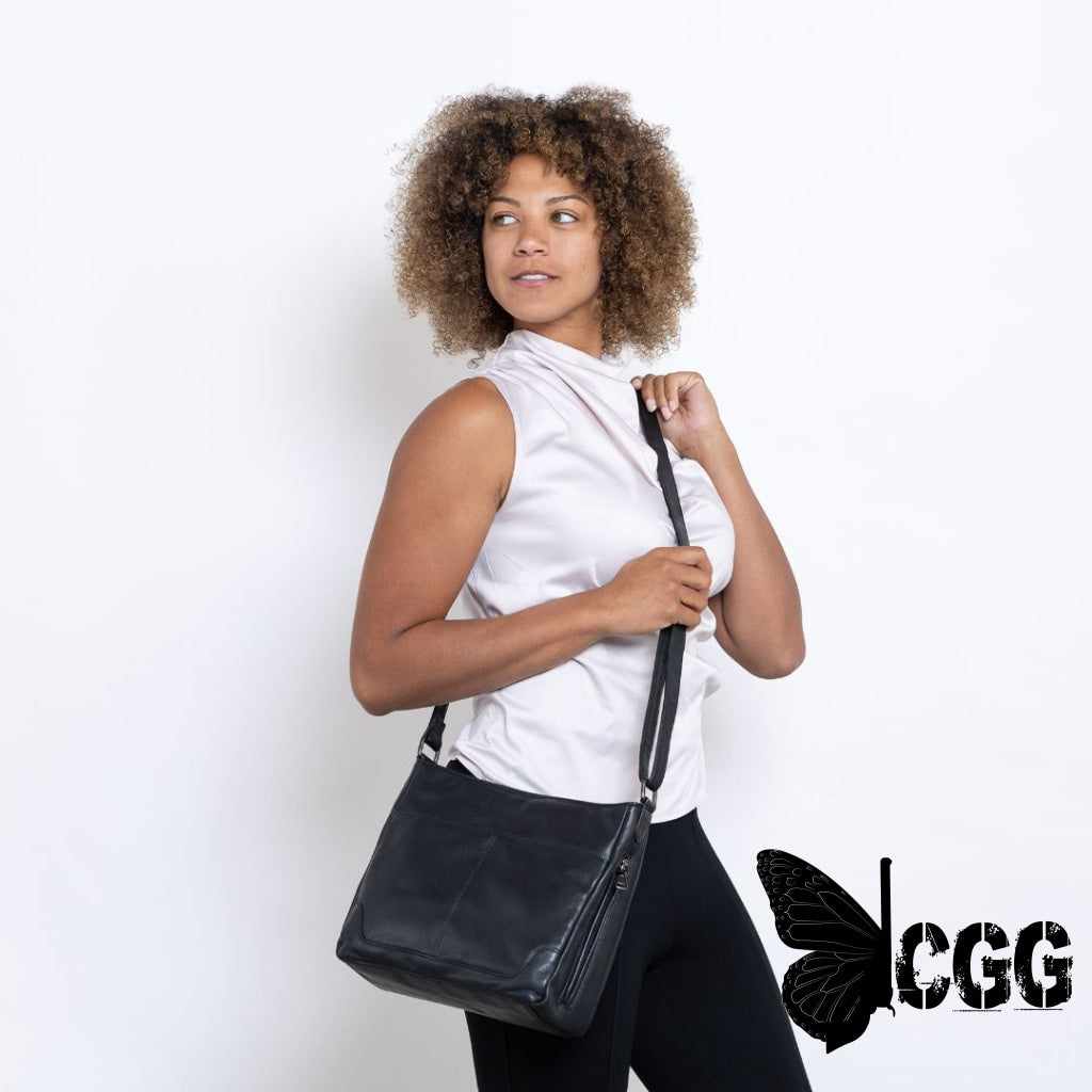 Concealed Carry Lydia Leather Crossbody By Lady Conceal Bags