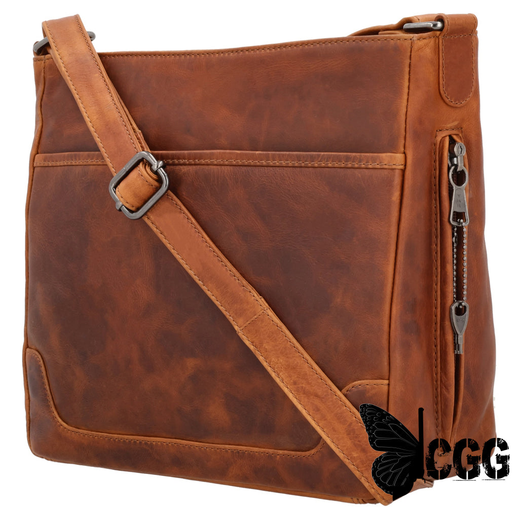 Concealed Carry Lydia Leather Crossbody By Lady Conceal Bags