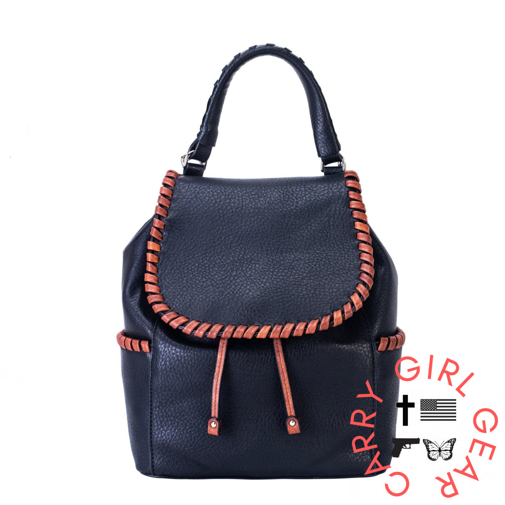 Concealed Carry Madelyn Backpack By Lady Conceal Black Backpacks