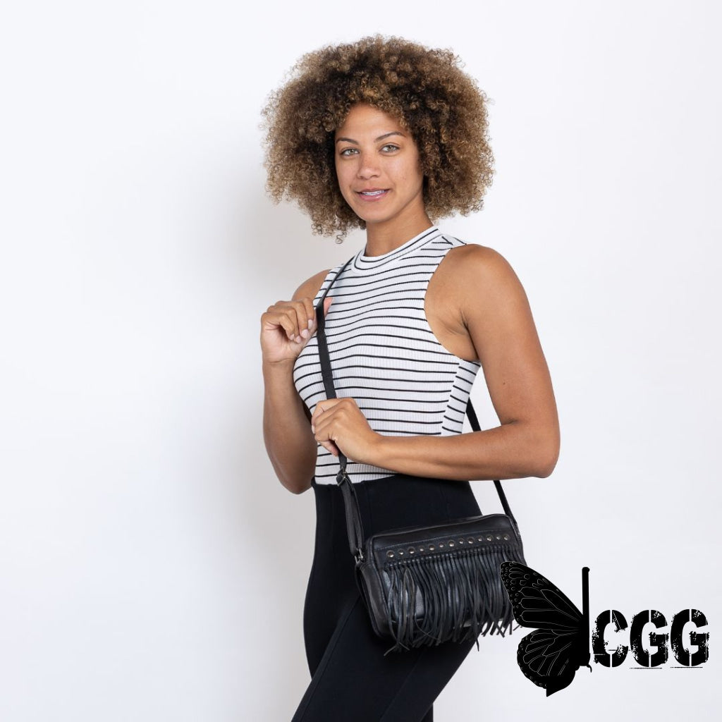 Concealed Carry Maggie Fringe Crossbody By Lady Conceal Bags