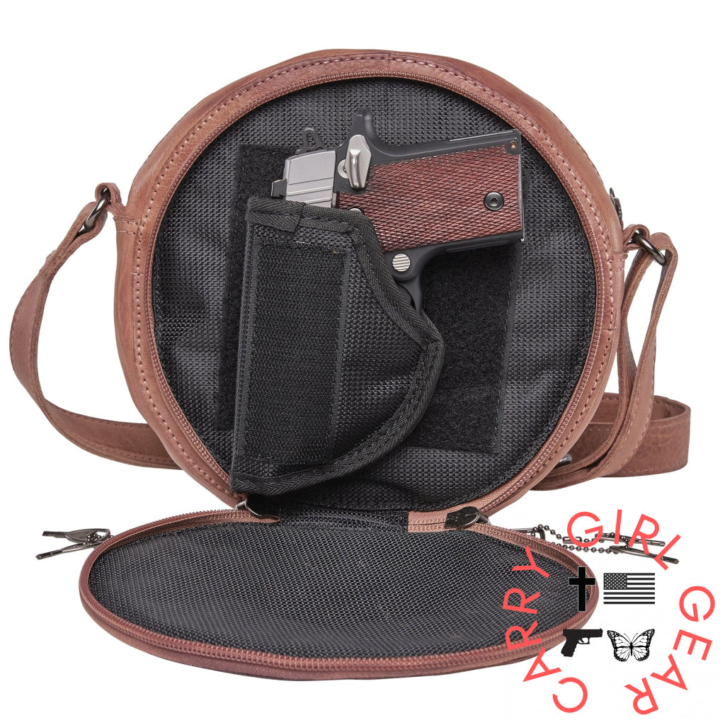 Concealed Carry Mia Crossbody Purse By Lady Conceal Bags