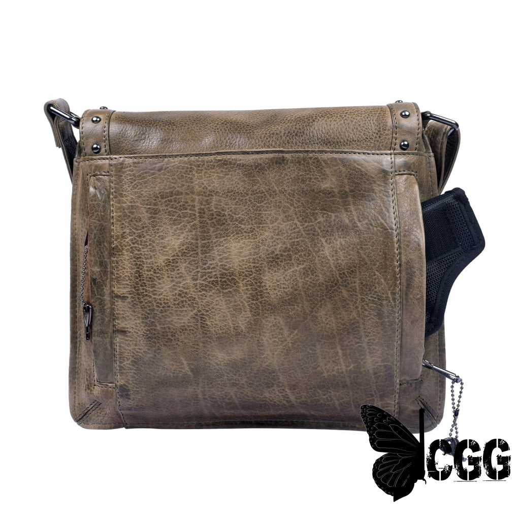 Concealed Carry Monroe Leather Crossbody By Lady Conceal Bags