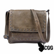 Concealed Carry Monroe Leather Crossbody By Lady Conceal Olive Bags