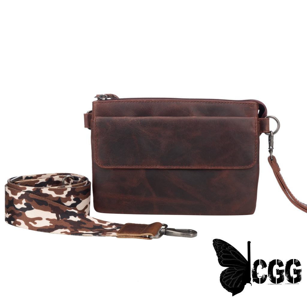 Concealed Carry Natasha Leather Crossbody By Lady Conceal Bags